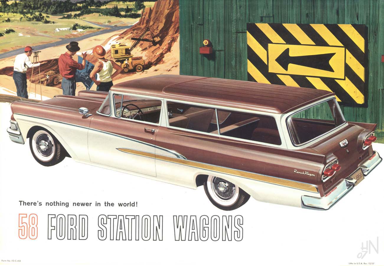 1958 Ford Wagons Brochure Page 15